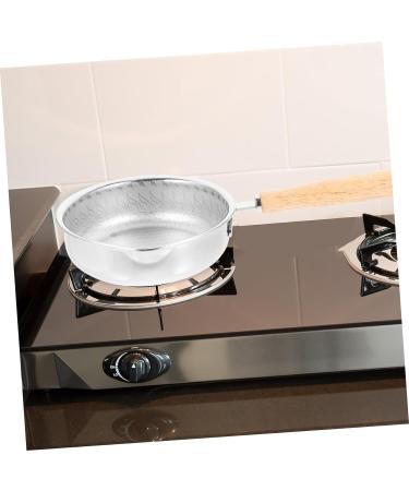 Zerodeko Stainless Steel Pot Griddle Egg Pan Frying Pan Kitchen Egg Cooker Fry Pan for Eggs Kitchen Pan Honeycomb Skillet Household Skillet Wood Non Stick Cooking Utensils - Buy Online on GoSupps.com