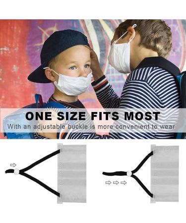 N I K B Black Sewing Elastic Mask Band with Adjustable Buckle | 1/5 Inch Adjustable Black Ear Loop Strap for Masks - Buy Online on GoSupps.com