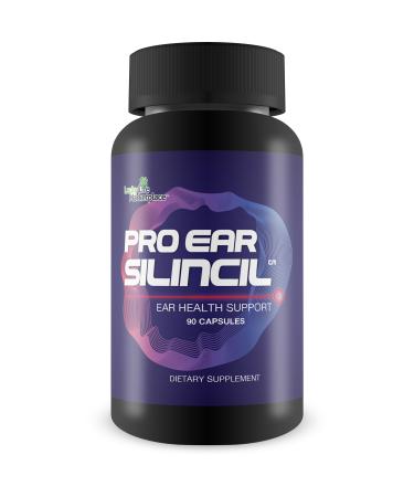 Pro Ear Silincil - Ear Health & Hearing Health Support - Help Reduce Ear Ringing & Buzzing - Support Reduced Inflammation & Improved Blood Flow - Promote Optimal Hearing - Turmeric Vitamin C Garlic