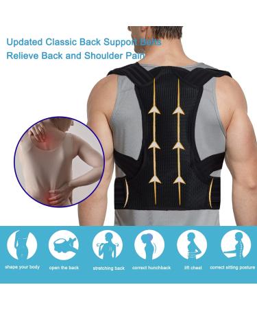 XINGCHE Back Brace Support Posture Corrector - Improve Posture and Relieve Pain - Adjustable and Breathable - XL Size - Buy Online on GoSupps.com