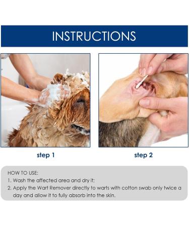 HWQXJY Wart Remover for Dogs | Natural Dog Wart Treatment | Fast & Effective Skin Brand Removal - Buy Online on GoSupps.com