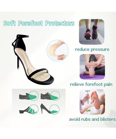 Metatarsal Pads & Ball of Foot Cushions - 3 Pairs Gel Shoe Inserts for Pain Relief & Comfort - International Shipping - Buy Online on GoSupps.com