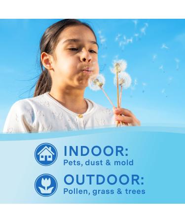 Curist Children's Allergy Medicine Chewable (Kids Loratadine 5mg) 60 Count Grape Flavor - 24 Hour Allergy Relief for Sneezing Runny Nose Itchy Eyes & Throat - Kids Allergy Medicine Chewable Tablets 60 Count (Pack of 1) - Buy Online on GoSupps.com