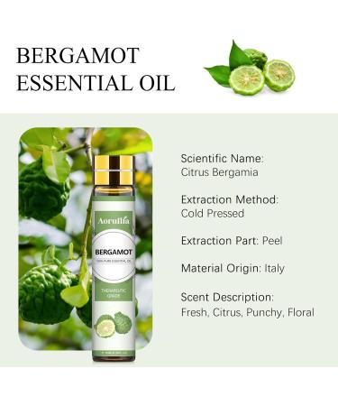 Aoruilia 10ml Bergamot Essential Oil - Premium Grade Natural Bergamot Oil Essential Oils for Diffuser for Home Aromatherapy Spa Massage Relaxation Yoga Bergamot 10 ml (Pack of 1) - Buy Online on GoSupps.com
