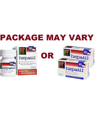 Hepatil Liver Detox Cleanse Support - 80 Capsules for Liver Function & Regeneration - Buy Online on GoSupps.com