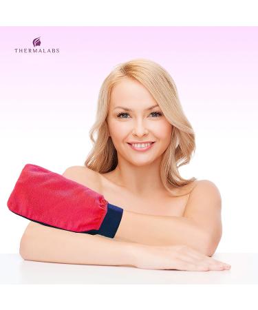 Luxury Exfoliating Mitt for Smooth, Flawless Skin | Premium Scrubbing Glove | Removes Self Tan Easily | Bath & Spa Body Scrub Glove - Buy Online on GoSupps.com