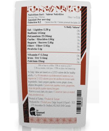 Edi Gourmet Spice Baharat Blend 4 oz - 113g Authentic Seven Spices Middle Eastern Baharat Seasoning with black pepper paprika cumin ginger cloves allspice and fenugreek. - Buy Online on GoSupps.com