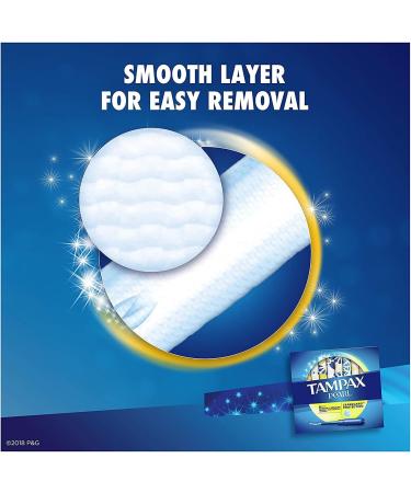 Tampax Pearl Plastic Tampons, Regular Absorbency, 96 Count - Unscented with Antigravity LeakGuard Braid - Buy Online on GoSupps.com