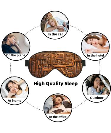 SSIMOO Native American Soft Sleep Eye Mask | Breathable Eye Patch for Women | Perfect Travel & Relaxation Accessory - Black - Buy Online on GoSupps.com