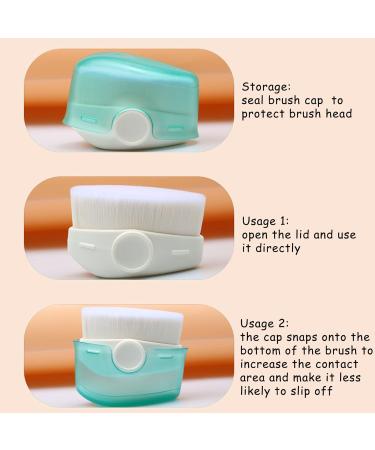 Sunscreen Applicator for Kids - 2Pcs Sunblock Buddy Brush Set - Cute & Portable Mini Sun Lotion Brushes for Girls & Women - Buy Online on GoSupps.com