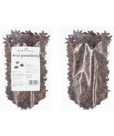 Kuchnia Zdrowia - Star anise - Natural - Aromatic - High quality - No additives - Leak proof packaging with zip - Doypack: (200 grams) - Buy Online on GoSupps.com
