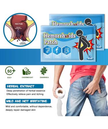30pcs Hemorrhoid Patch Itch Relief Portable Mild Organic Hemorrhoid Care Pad - Buy Online on GoSupps.com