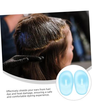 POPETPOP Lot de 5 Paires Prot ge-oreilles Silicone Bleu R utilisables pour Coloration Capillaire Protection Oreille Shampooing Salon Domicile - Buy Online on GoSupps.com