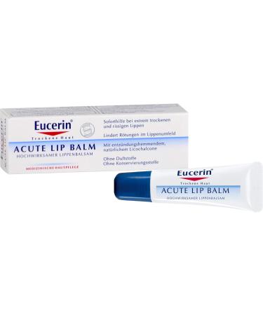 Eucerin Acute Lip Balm 10 ml | Soothing Repair for Dry Lips | Buy Internationally - Buy Online on GoSupps.com