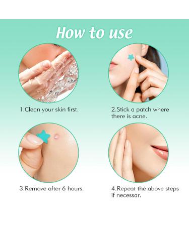 Star Pimple Patches - 240 Count Hydrocolloid Acne Patches with Tea Tree Oil | Blemish & Zit Solutions in 3 Sizes & 6 Colors for Face - Buy Online on GoSupps.com