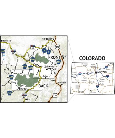 Lizard Head - Mount Sneffels Wilderness Topographic Hiking Map by Outdoor Trail Maps LLC (2018) - Buy Online on GoSupps.com
