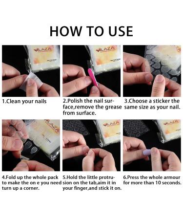 Laza 720 PCs Breathable Adhesive Tabs for Acrylic False Nails - Super Sticky Double Sided Nail Glue Stickers (30 Sheets) - Flexible Gel Manicure Tape - Buy Online on GoSupps.com