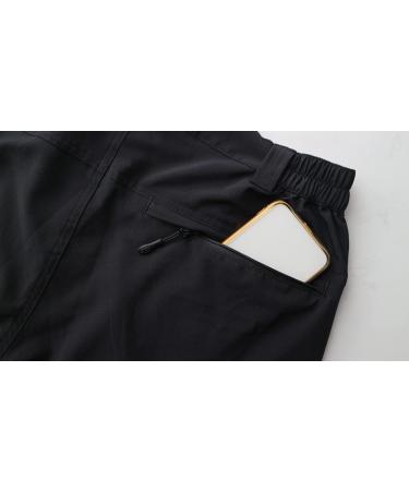 Acme Projects Men's Lightweight Water Resistant Hiking Pants - Black | Ideal for Adventures & Travel - Shop Now - Buy Online on GoSupps.com