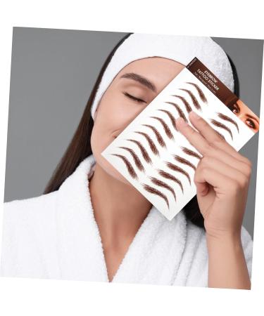 BIUDECO 5 Sheets Eyebrow Stickers Fake Eyebrows Eyebrow Sticker for Eyebrows Waterproof Eyebrow Waterproof - Buy Online on GoSupps.com