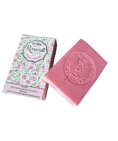 Victoria Beauty SOAP with Bulgarian ROSE OIL and Hyaluron - 70g
