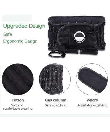 Alkani Physical Decompression Back Belt - Lumbar Support for Sciatica & Back Pain Relief (Size L) | Spine Traction Belt for Lower Back - Buy Online on GoSupps.com