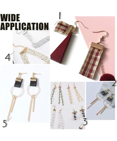 UNICRAFTALE Stainless Steel Ribbon Clamp Crimps - 60pcs, 6 Sizes for Jewelry Making - Buy Online on GoSupps.com