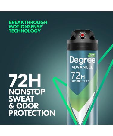 Degree Men Antiperspirant Dry Spray Overtime - MotionSense Technology - 3.8 oz | International Shipping Available - Buy Online on GoSupps.com