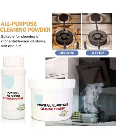 Powerful Kitchen All-Purpose Powder Cleaner Powerful All Purpose Cleaning Powder Foam Rust Remover Kitchen All-Purpose Cleaning Powder Household Kitchen Instant Stubborn Stains Cleaner (2PCS) - Buy Online on GoSupps.com