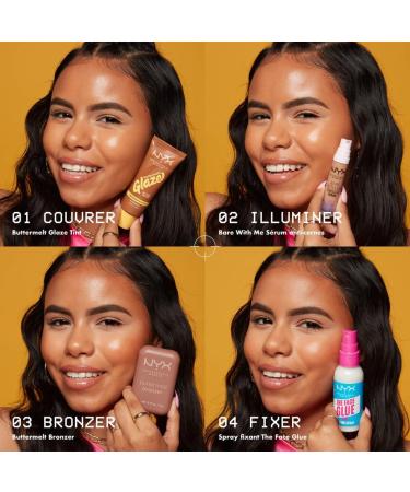 NYX Professional Makeup Buttermelt Glaze Tint Foundation SPF30 up to 12 hours of hold Whipped Butta - Buy Online on GoSupps.com