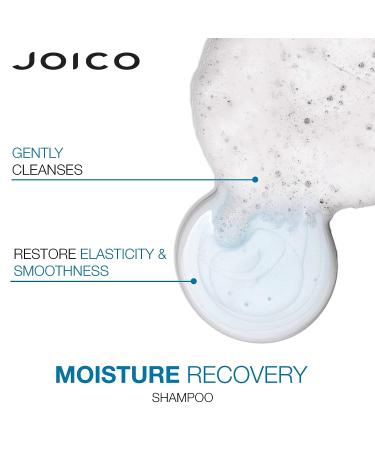 Joico Moisture Recovery Shampoo for Thick, Coarse, Dry Hair - 10.1 oz | Replenish Moisture, Restore Smoothness & Elasticity | With Jojoba Oil & Shea Butter - Buy Online on GoSupps.com