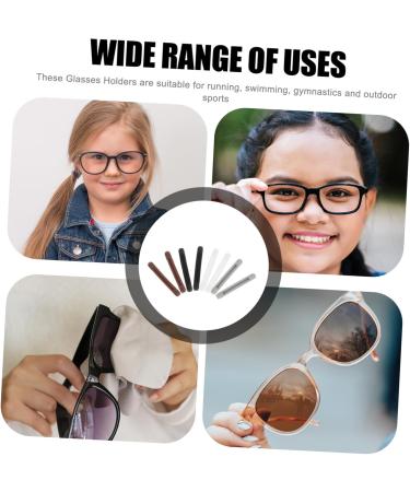 Doitool Anti-Slip Glasses Holder Set | Slipproof Silicone Ear Bracket & Portable Gliding Ring | International Shipping Available - Buy Online on GoSupps.com