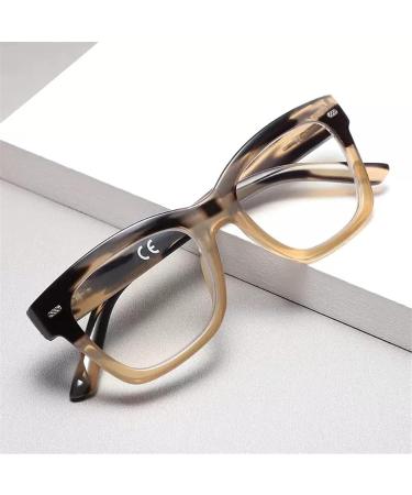 Buy Large Square Frame Reading Glasses | Blue Light Blocking Computer Eyeglasses 2.0X - Unisex | International Shipping Available - Buy Online on GoSupps.com
