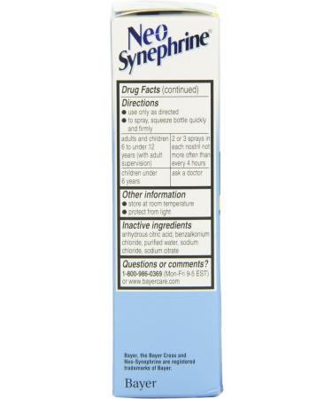 Neo-Synephrine Nasal Spray Mild 0.5oz - Fast Congestion Relief - Buy Online on GoSupps.com
