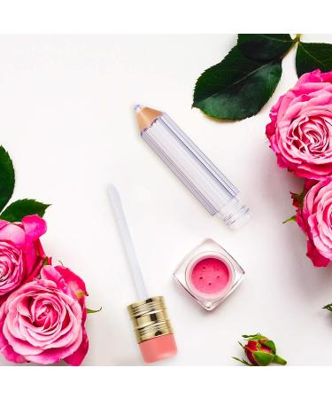 24 Pcs 5ml Empty Lip Gloss Tubes - Refillable Pencil Shaped Containers for DIY Cosmetics | Cute Lip Balm Bottles for Women and Girls - Buy Online on GoSupps.com