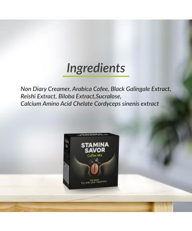 Buy Stamina Savor Thai Herbal Instant Coffee Mix Energizing Coffee & Herbal Blend for Enhanced Wellness (10 Sachets x 15g) - International Shipping Available - Buy Online on GoSupps.com