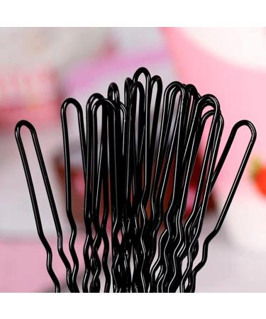 150 Black Metal U-Shaped Hair Needles for Women | Perfect Hair Clips for Solid Hairstyles - Buy Online on GoSupps.com