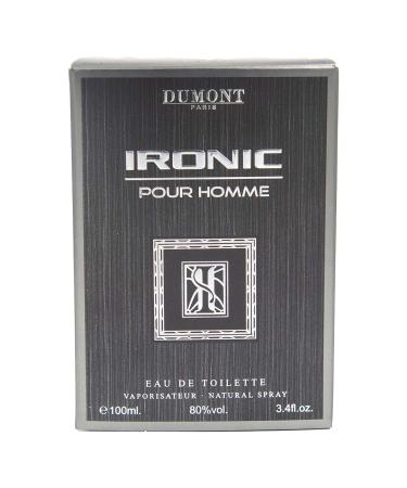 Dumont Ironic Classic - 3.4oz - Eau De Parfum - Luxury Perfume for Men Boys & Teens - Woody Warm Cedar Floral & Masculine Scent - Long Lasting Cologne Mist & Body Spray - for Him - Buy Online on GoSupps.com