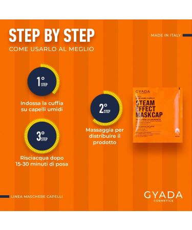  GYADA COSMETICS GYADA COSMETICS Fabric Hair Mask - Brightening and Revitalising - 60 ml - Buy Online on GoSupps.com