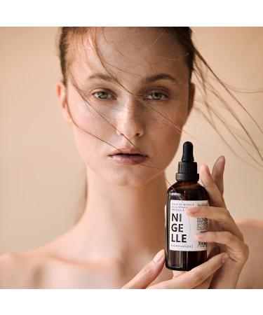 Organic Black Seed Oil for Skin & Hair - 100% Pure & Cold Pressed - 100ml Amber Glass Bottle - Buy Online on GoSupps.com