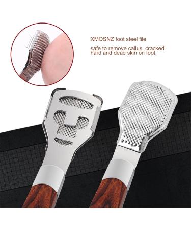 XMOSNZ Professional Foot Scrubber and Callus Remover with 10 Blades and Storage Cover - Buy Online on GoSupps.com