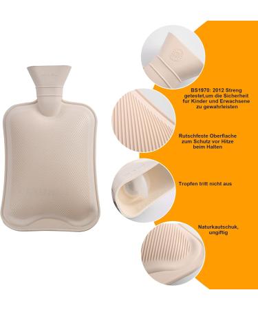 Aohcae 2-in-1 Electric-Free Foot Warmer Bottle - Ideal Winter Warmth for Boys & Girls (Pink) - Buy Online on GoSupps.com