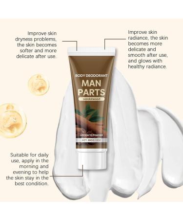  Generisch Antiperspirant for Men Anti-Sweat and Odour Proof 60g Anti-Odor Cream with Daily Care for Sports Travel - Buy Online on GoSupps.com