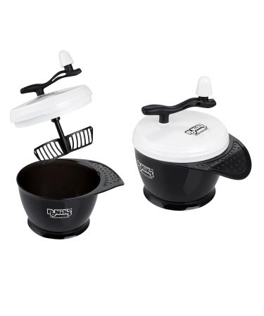 Ponik's - manual tint mixer |Friseurfarf |Hair color mixing shells |Hairy displacement |Ideal for hairdressing salon |Hair color mixer |Black