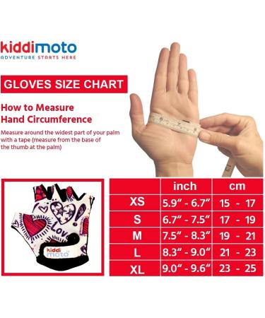 Kiddimoto Cycling Gloves for Children | Unisex MM Size (4-8y) | Perfect for Kids' Outdoor Fun - Buy Online on GoSupps.com