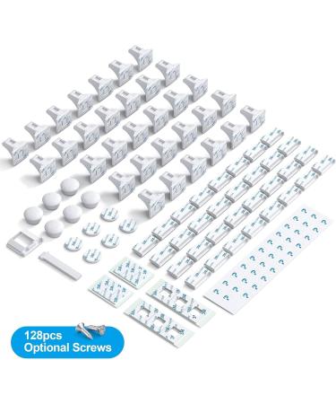 Upgraded Magnetic Cabinet Locks (32Locks and 6 Keys) Baby Proofing Magnetic Safety Locks with strong Adhesive One Minute Fast Easy and No Drill Installation 32locks+6keys - Buy Online on GoSupps.com