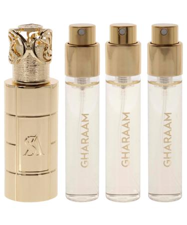 Swiss Arabian Gharaam for Unisex - 4 Pc Mini Gift Set 3 x 10ml Perfume Spray 1 Metal Case - Buy Online on GoSupps.com