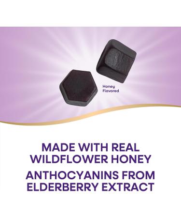 Nature s Way Sambucus Elderberry + Wildflower Honey Immune Gummy Daily Immune Support for Adults and Kids Ages 4+* Vitamins C & D3 Zinc Vegetarian 50 Gummies - Buy Online on GoSupps.com