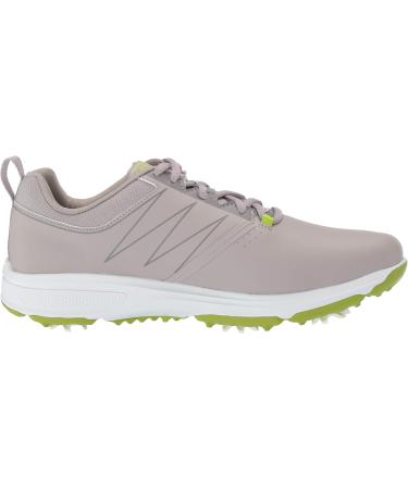 Skechers Men's Torque Waterproof Golf Shoe - 43 EU Gray Synthetic with Lime Trim | International Shipping Available - Buy Online on GoSupps.com