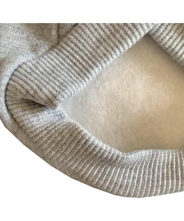 Izefia Dog Hooded Sweater - Warm Cotton Jacket for Small & Medium Dogs | Cozy Gray Pet Clothing - Buy Online on GoSupps.com