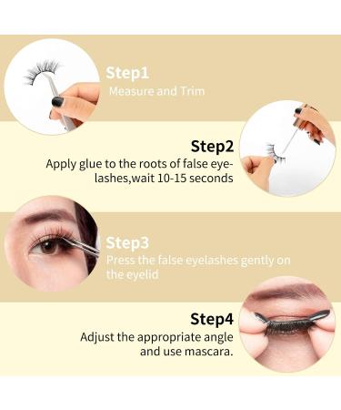 Dysilk 6D Artificial Eyelashes | 5 Pairs of Naturally Reusable Fake Lashes | 15mm-18mm False Eyelash Extensions | Shop Internationally - Buy Online on GoSupps.com